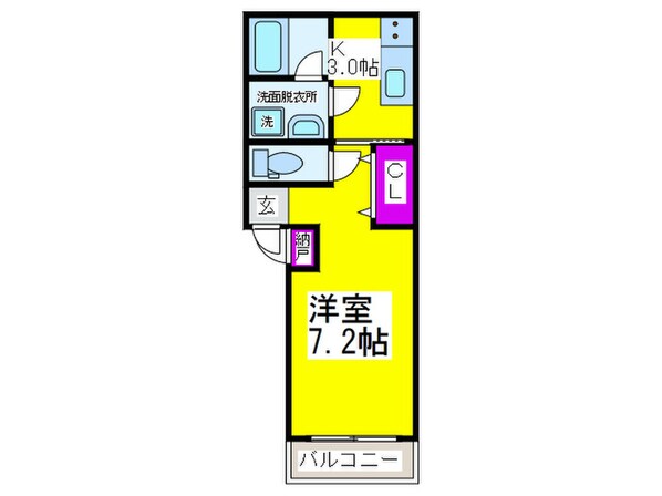 トレベール東雲の物件間取画像